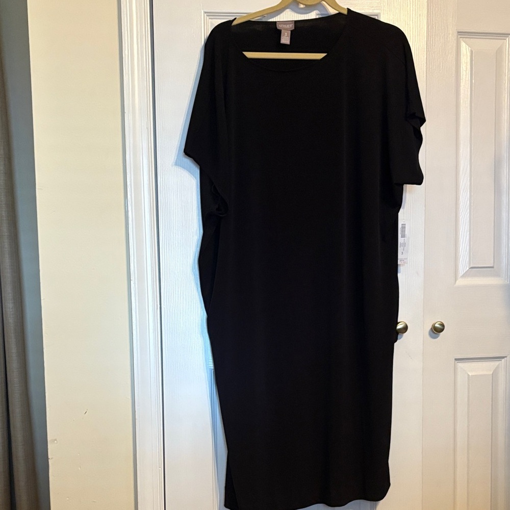 Chico's Classic Black Midi Dress